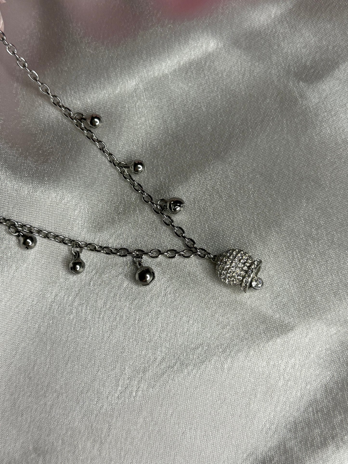 Campana Swarovski Silver