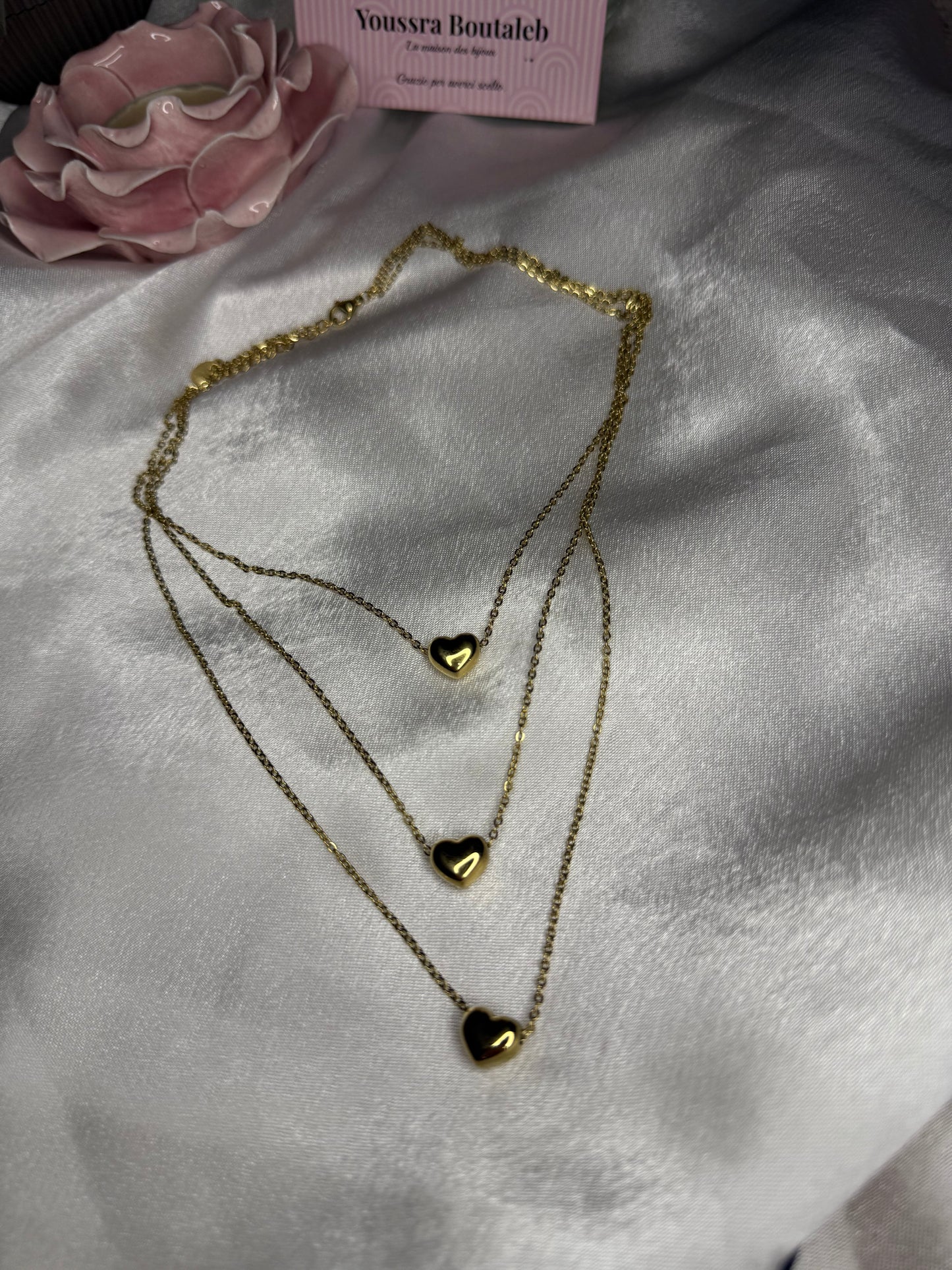 Collana tre CUORI