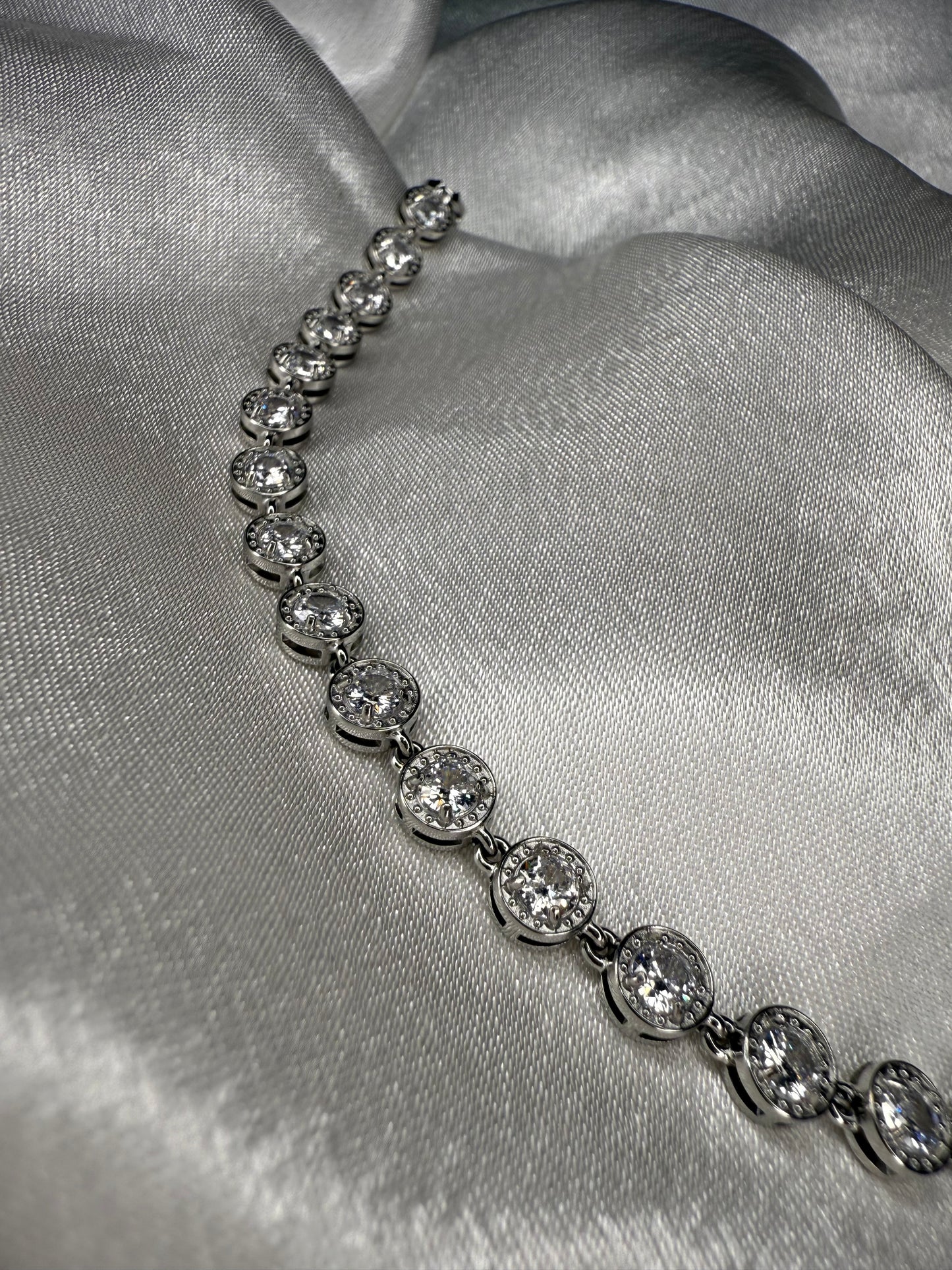 Collana tennis Tondo