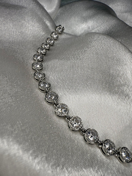 Collana tennis Tondo