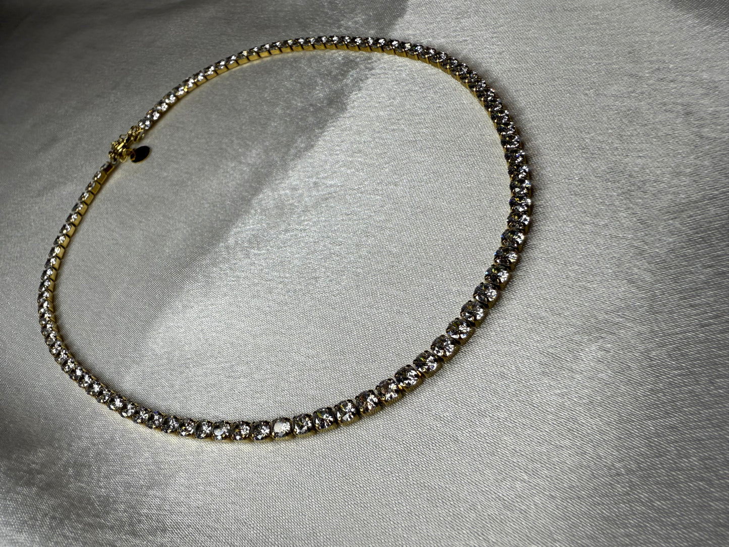 Collana Tennis Gold