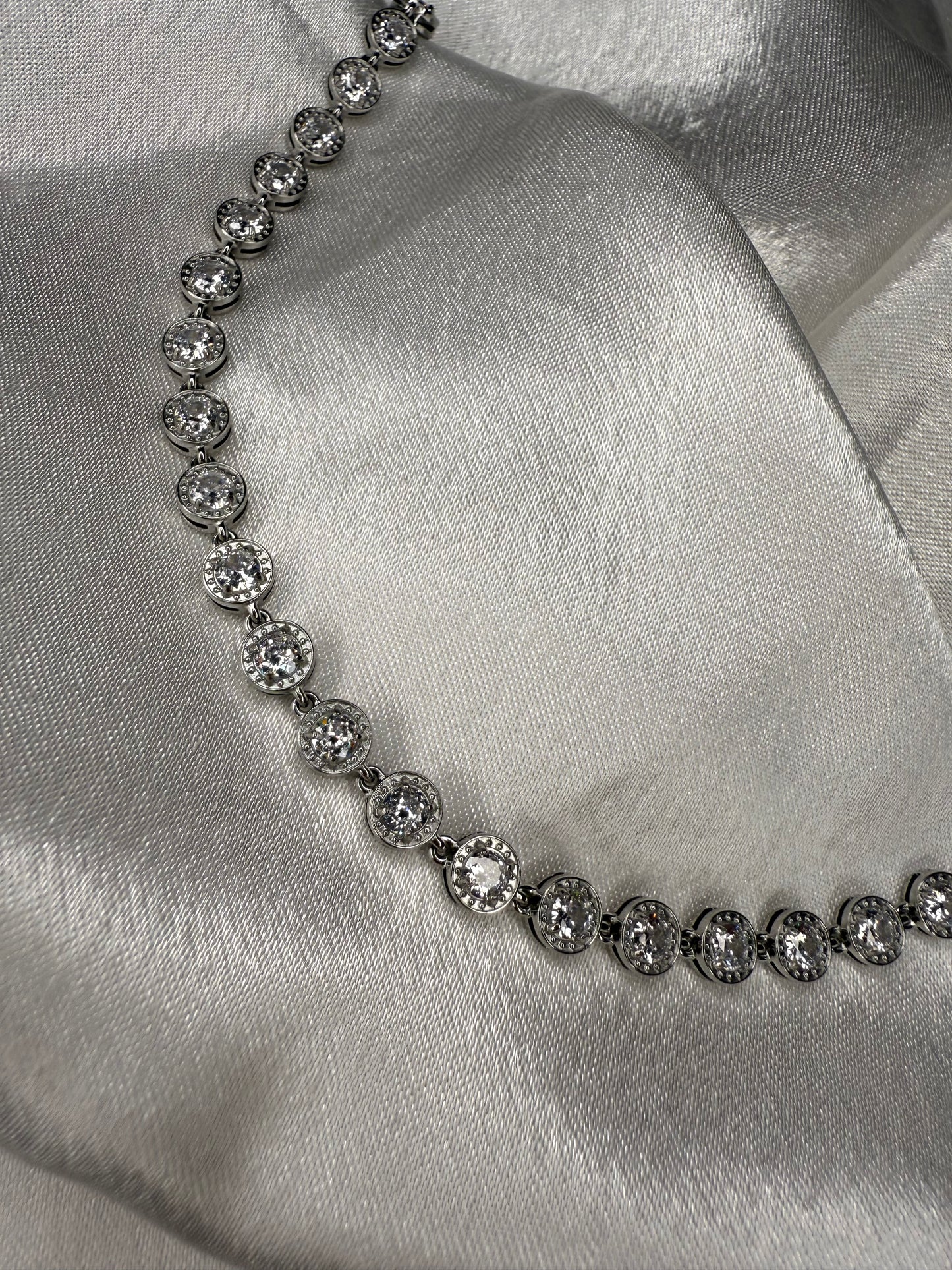 Collana tennis Tondo