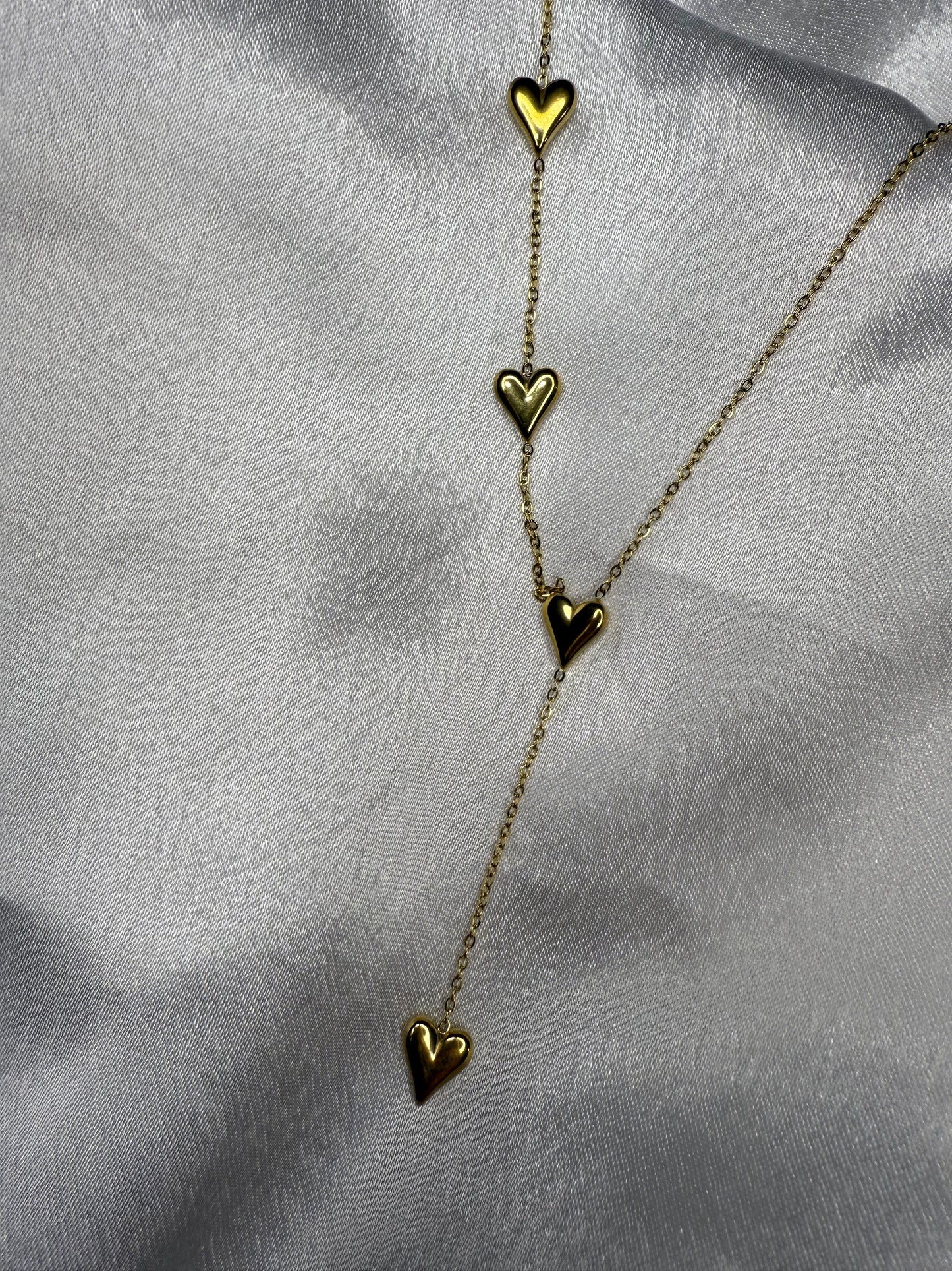 Collana Cascata di cuori