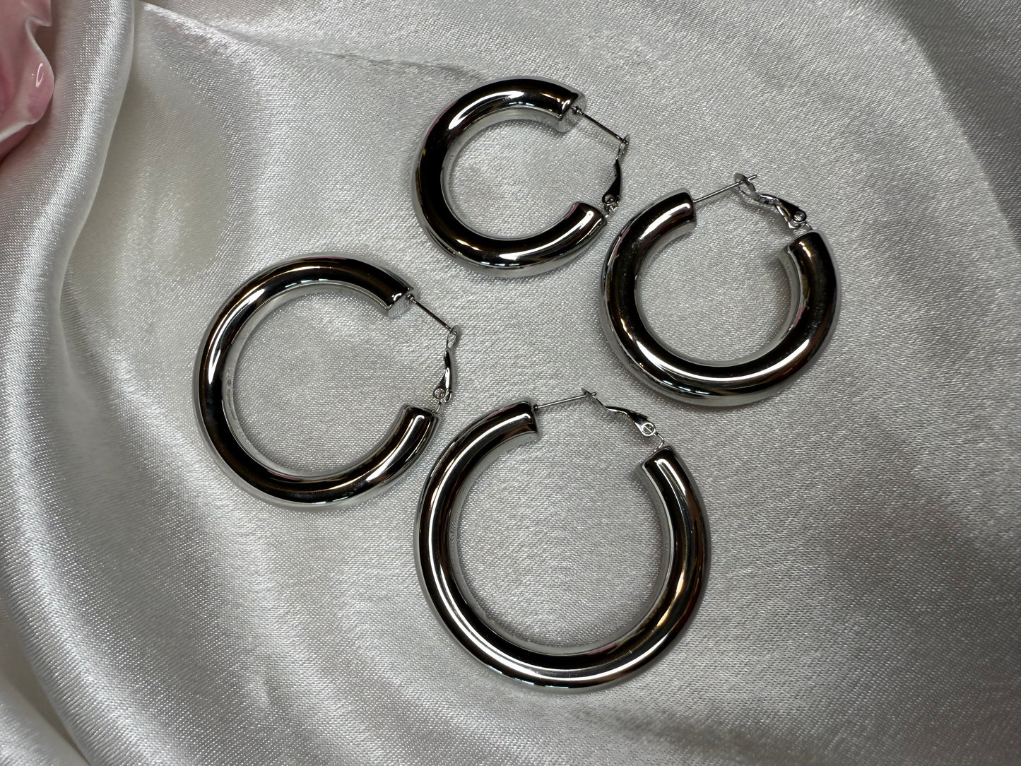 Orecchini a Cerchio Silver
