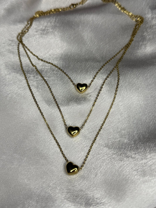Collana tre CUORI